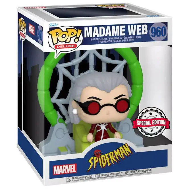 POP Figur Marvel Spiderman Madame Web Exclusive termékfotó