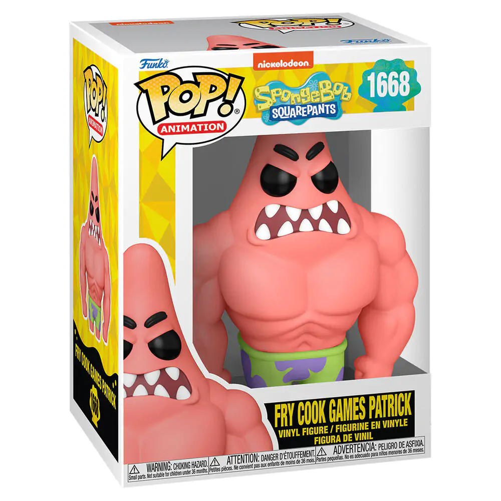 Funko POP Figur Sponge Bob Fry Cook Game Patrick termékfotó