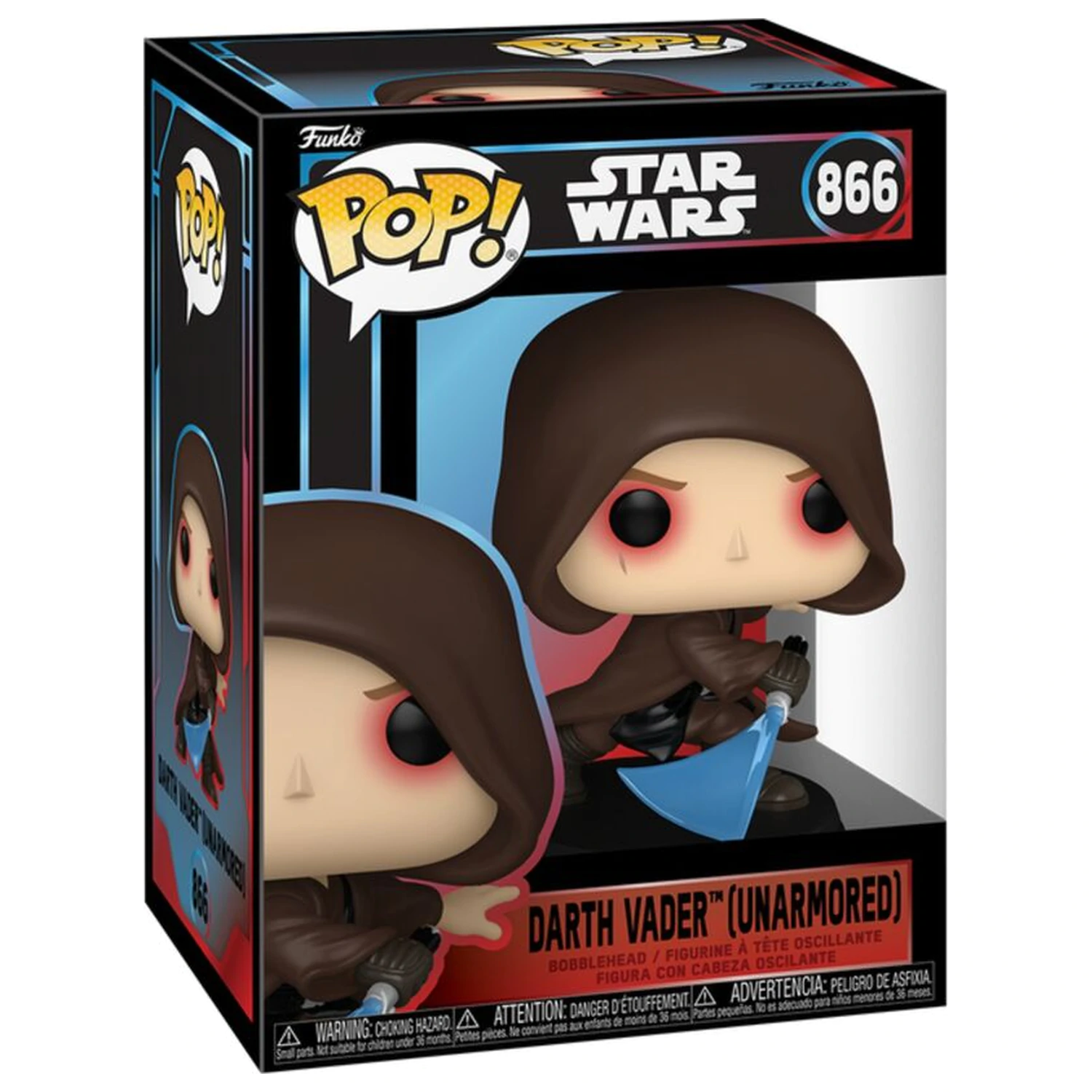 Funko POP Figur Star Wars Darth Vader Unarmored Produktfoto