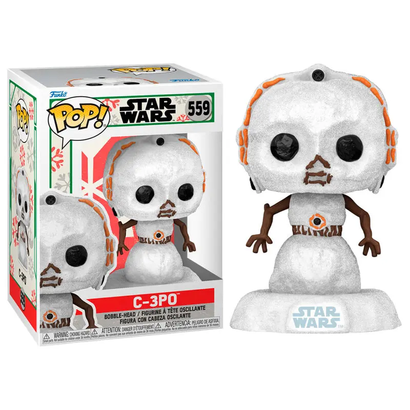 Star Wars Holiday 2022 POP! Heroes Vinyl Figur C-3PO 9 cm termékfotó