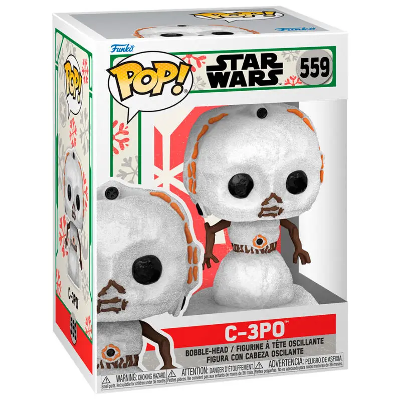 Star Wars Holiday 2022 POP! Heroes Vinyl Figur C-3PO 9 cm termékfotó