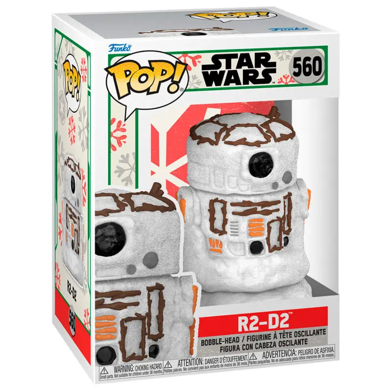 Star Wars Holiday 2022 POP! Heroes Vinyl Figur R2-D2 9 cm termékfotó