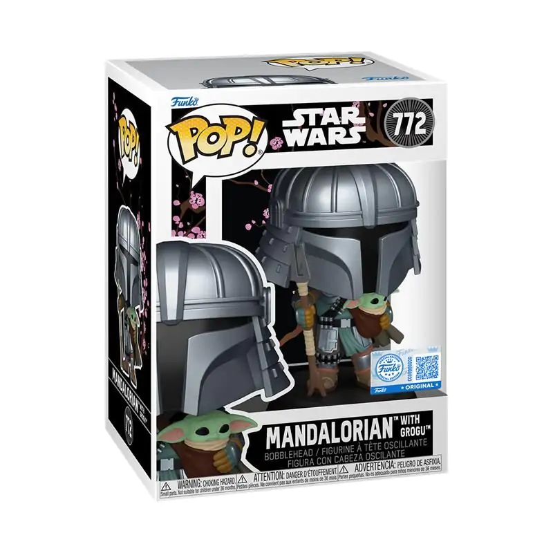 Funko POP! Figur Star Wars Impressions Mandalorian with Grogu Exclusive Produktfoto
