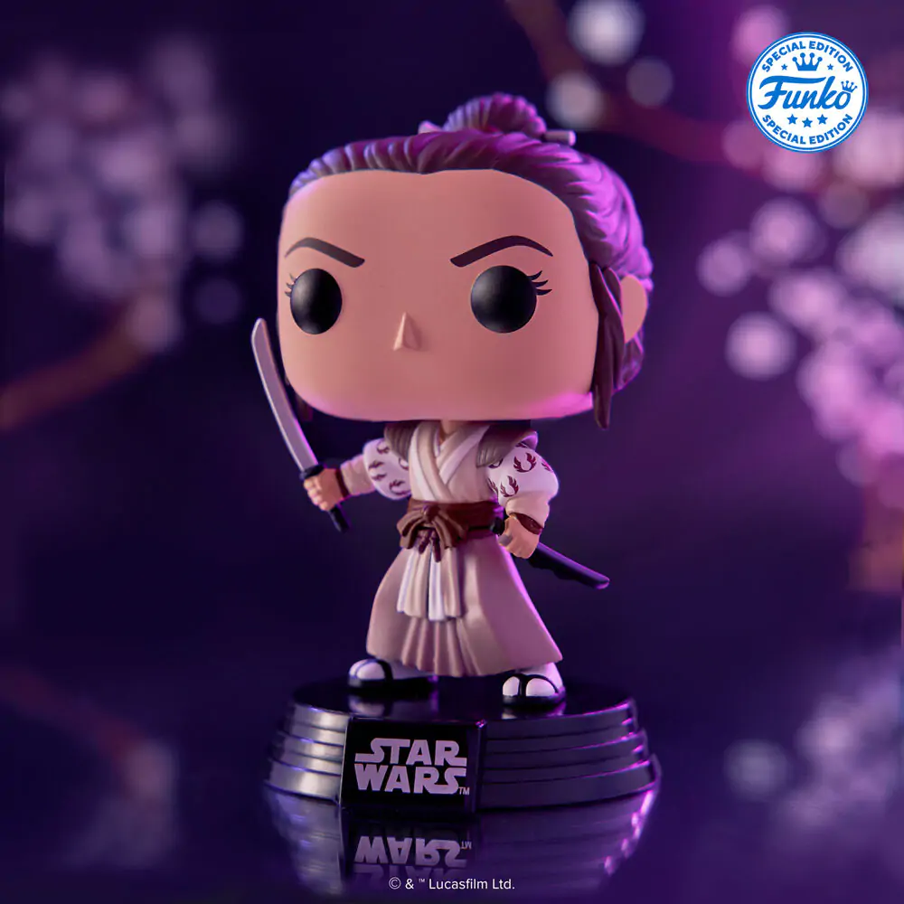 Funko POP! Figur Star Wars Impressions Rey Exclusive Produktfoto