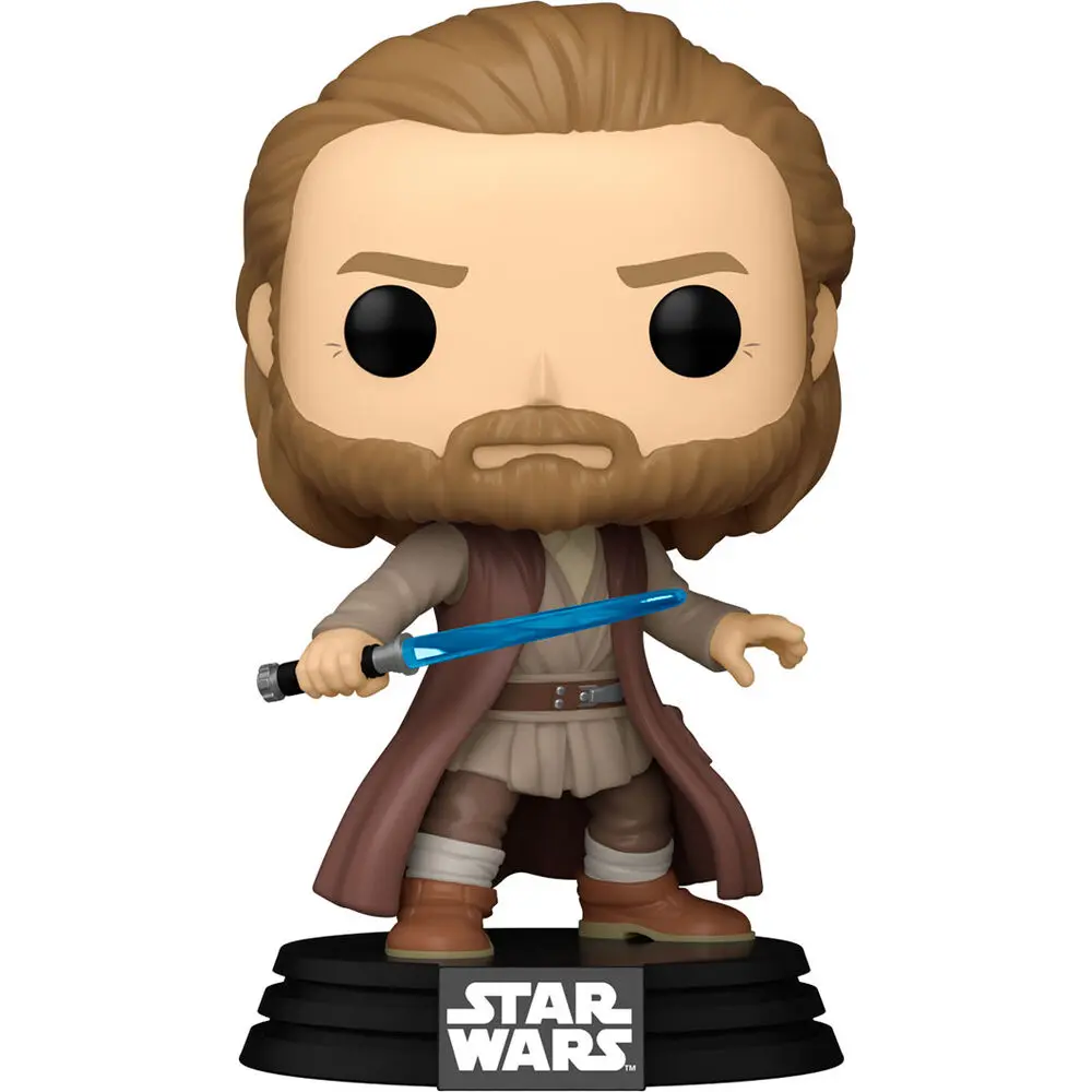 Star Wars: Obi-Wan Kenobi POP! Vinyl Figur Obi-Wan (battle pose) 9 cm termékfotó