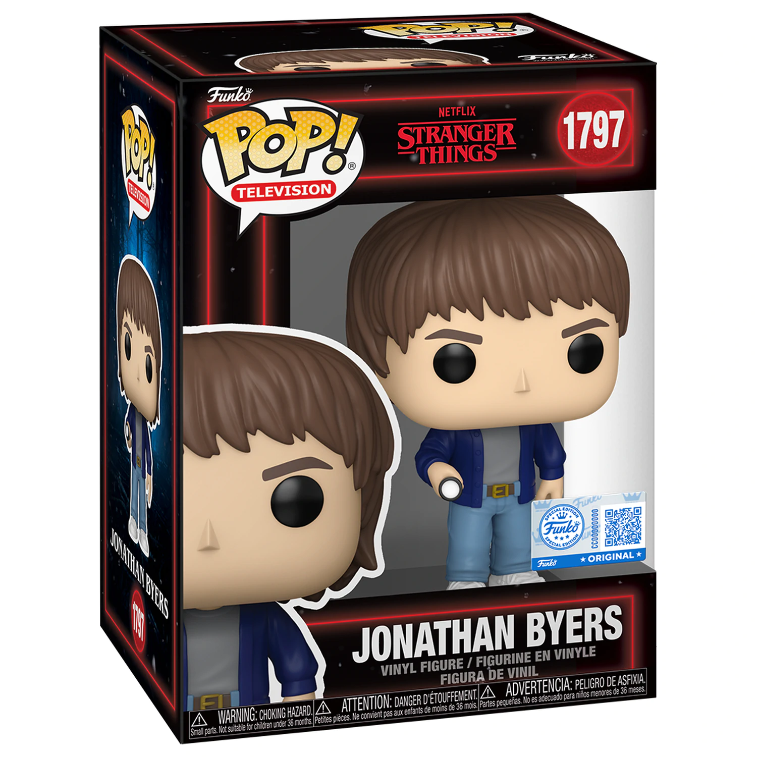 Funko POP Figur Stranger Things 5 Jonathan Byers Exclusive Produktfoto