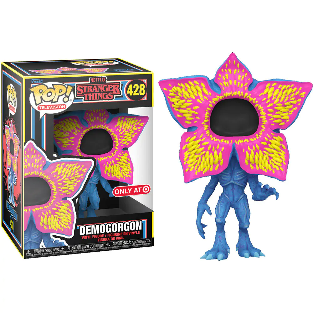 POP Figur Stranger Things Open Face Demogorgon Black Light Exclusive termékfotó