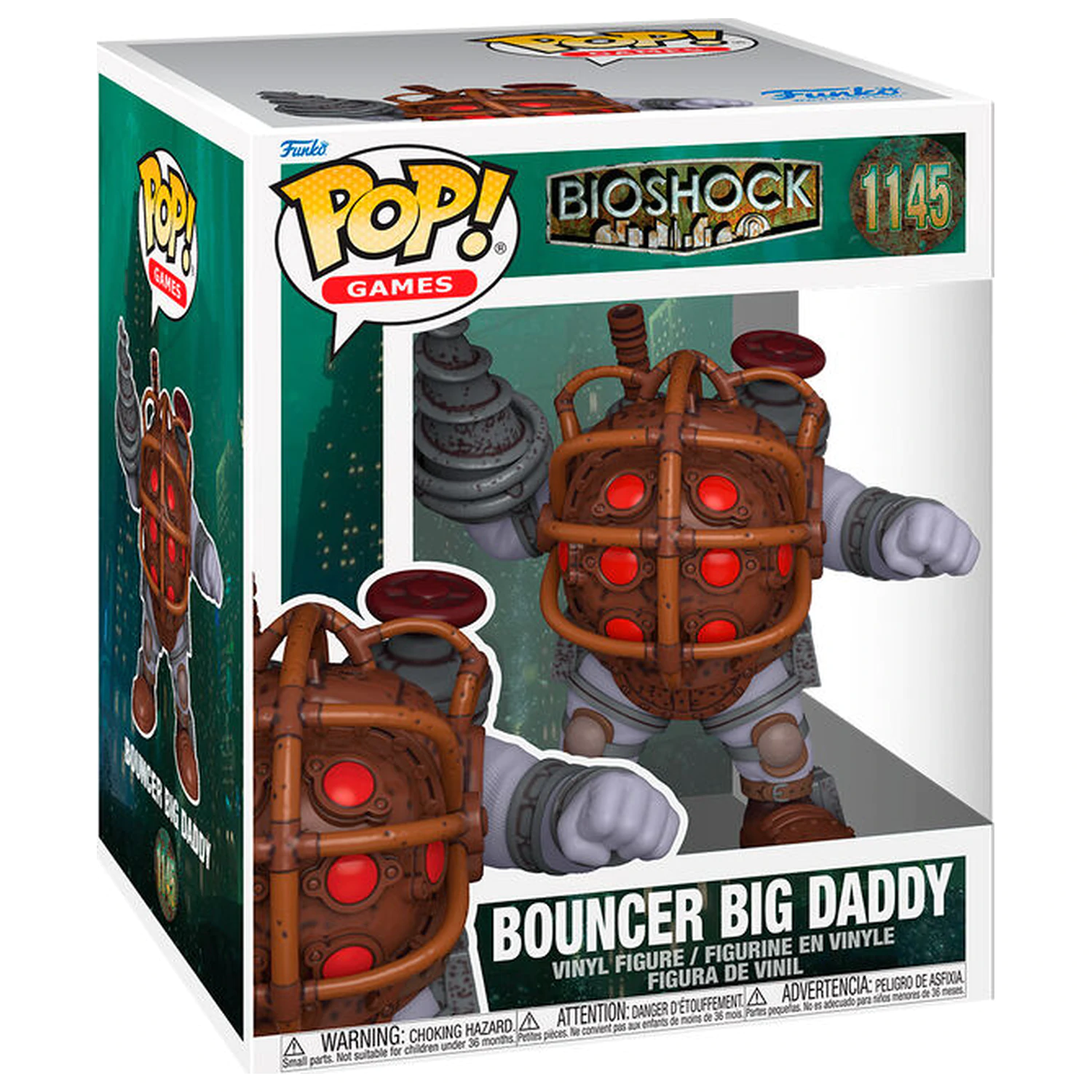 Funko POP Figur Super Bioshock Bouncer Big Daddy Produktfoto