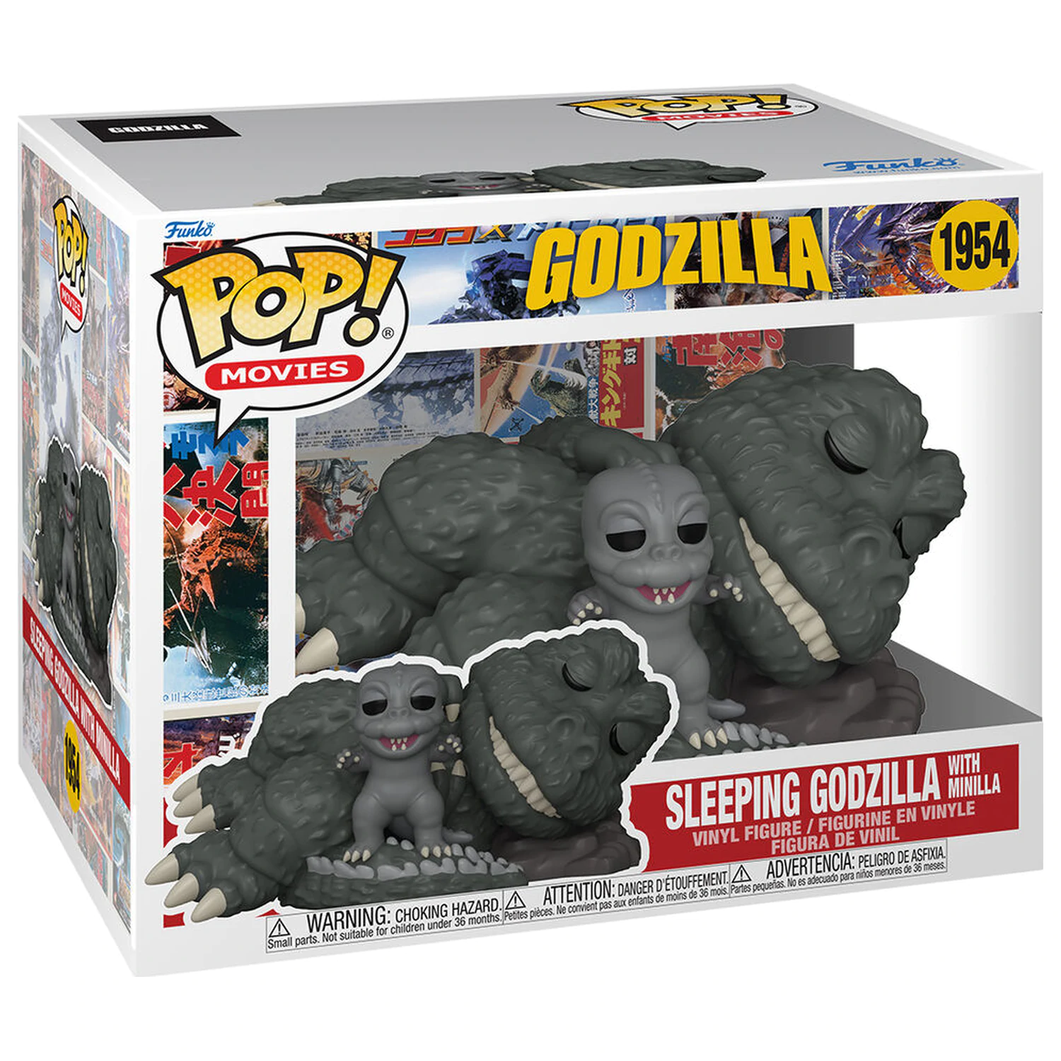 Funko POP Figur Super Godzilla Sleeping Godzilla mit Minilla Produktfoto
