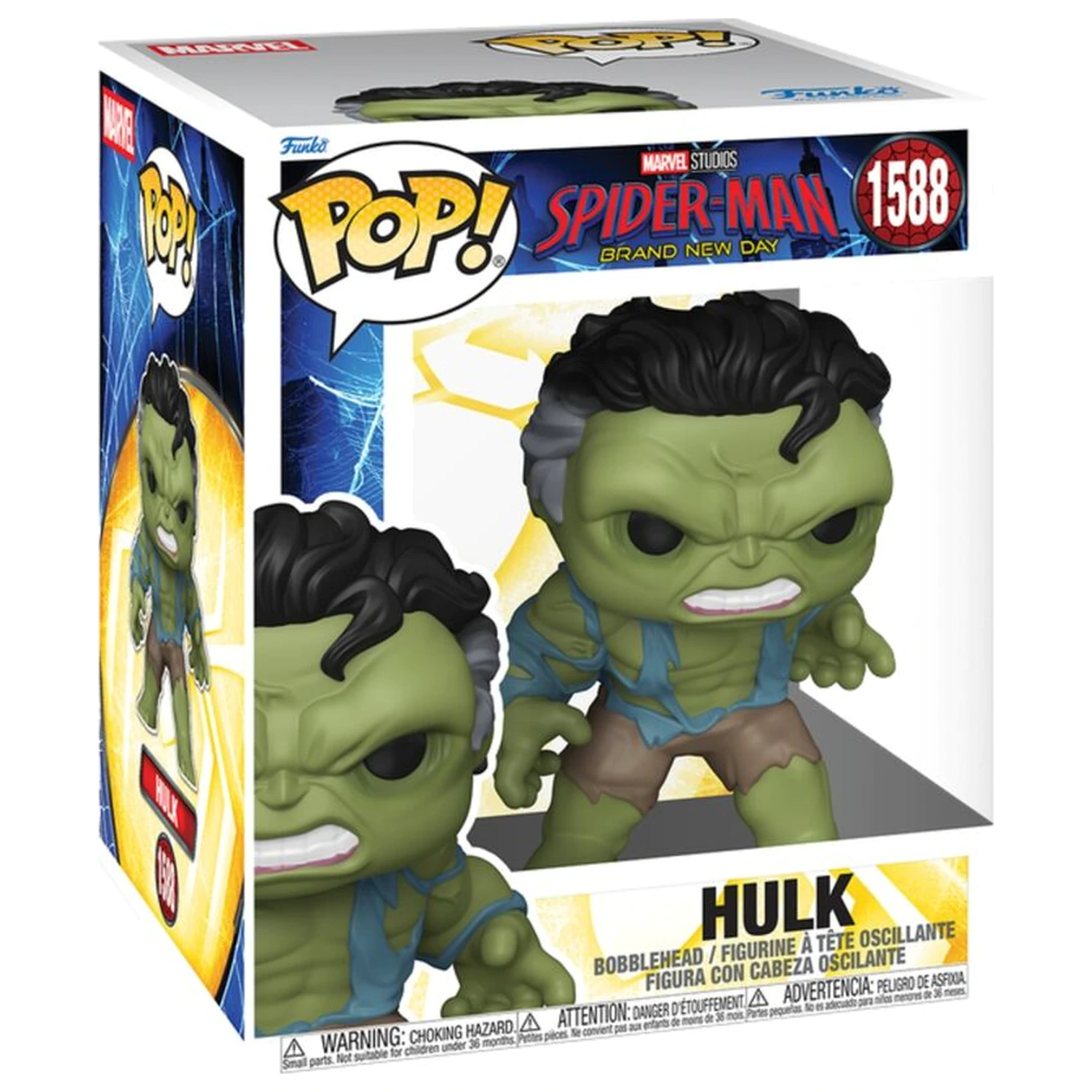 Funko POP Figur Super Marvel Spider-Man Brand New Day Hulk Produktfoto
