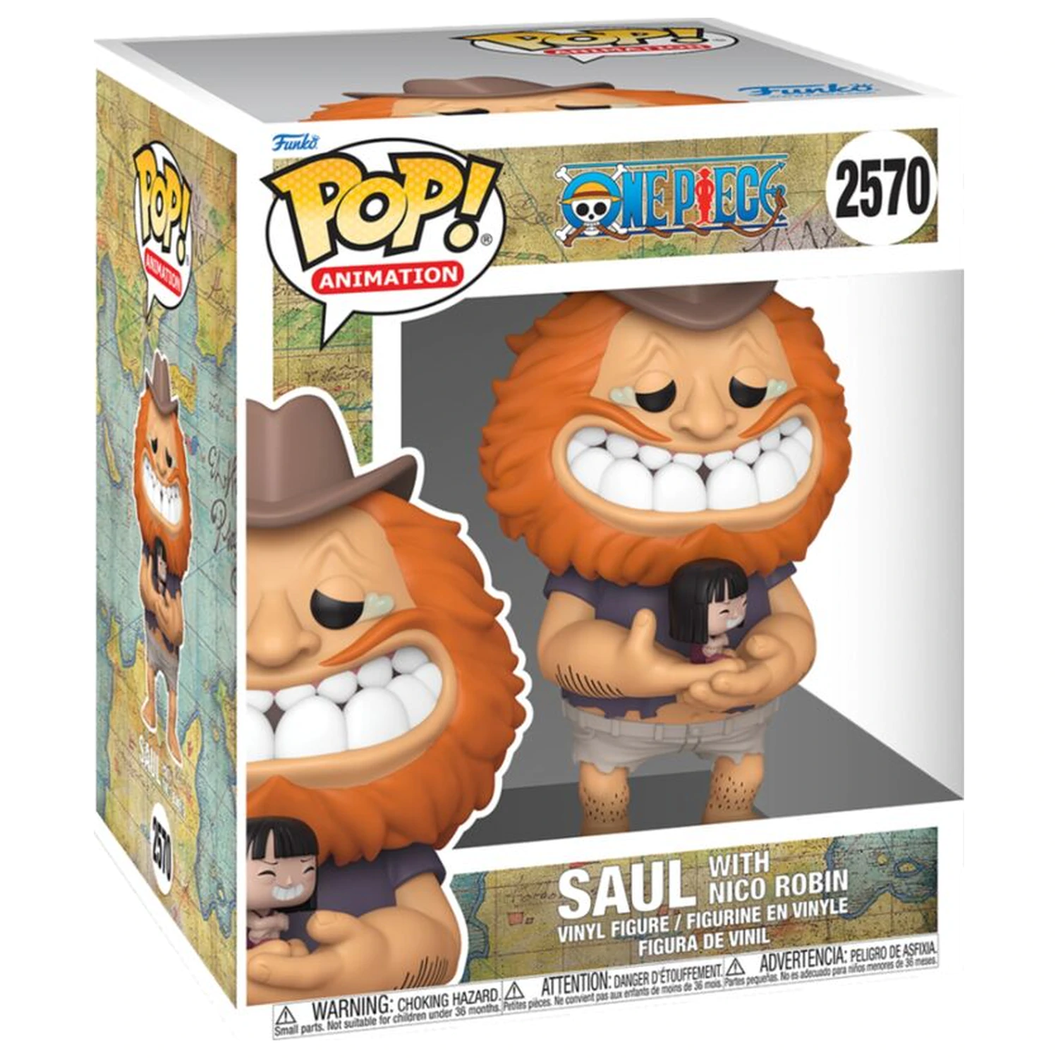 Funko POP Figur Super One Piece Saul With Nico Robin Produktfoto