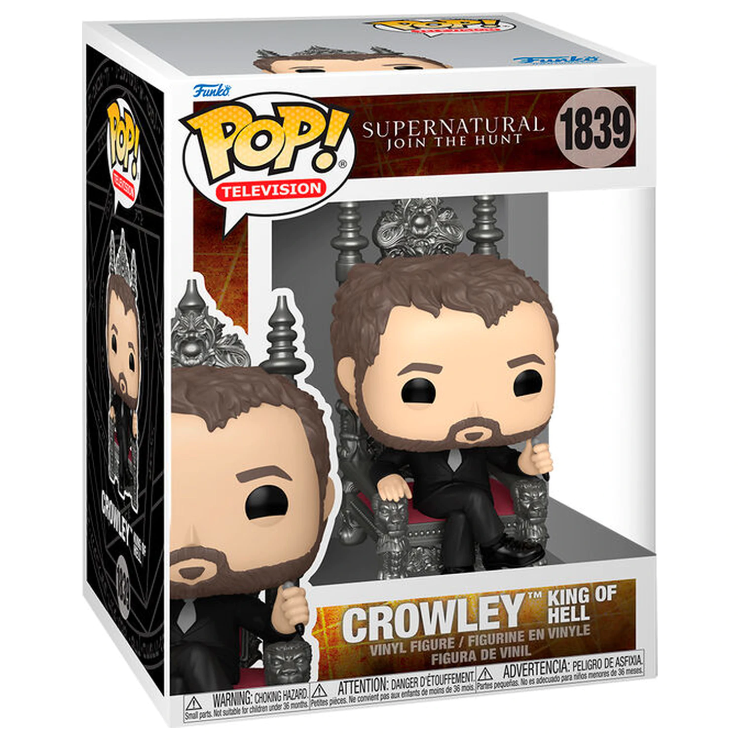 Funko POP Figur Premium Supernatural Join the Hunt Death Crowley King of Hell Produktfoto