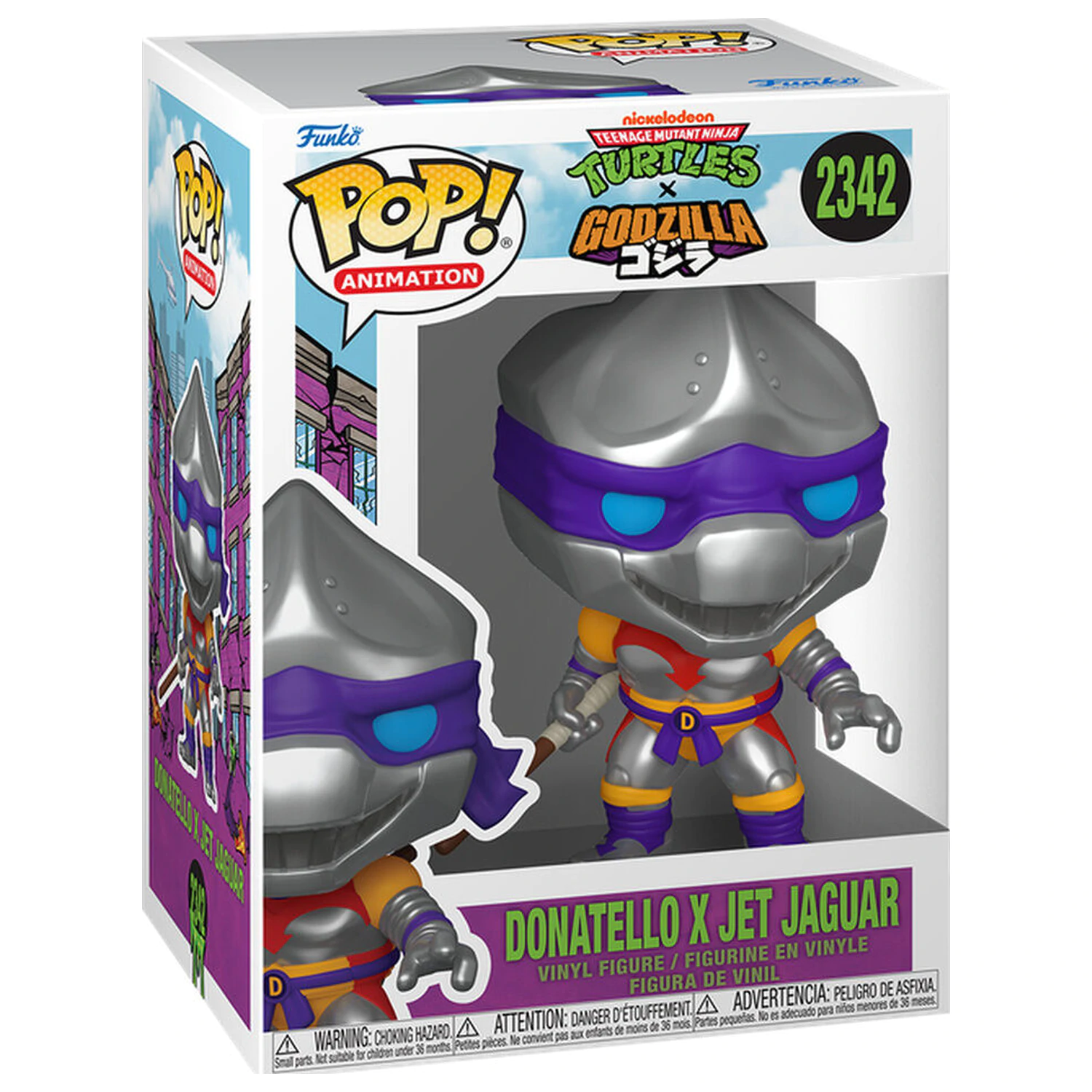 Funko POP Figur Teenage Mutant Ninja Turtles x Godzilla - Donatello x Jet Jaguar Produktfoto
