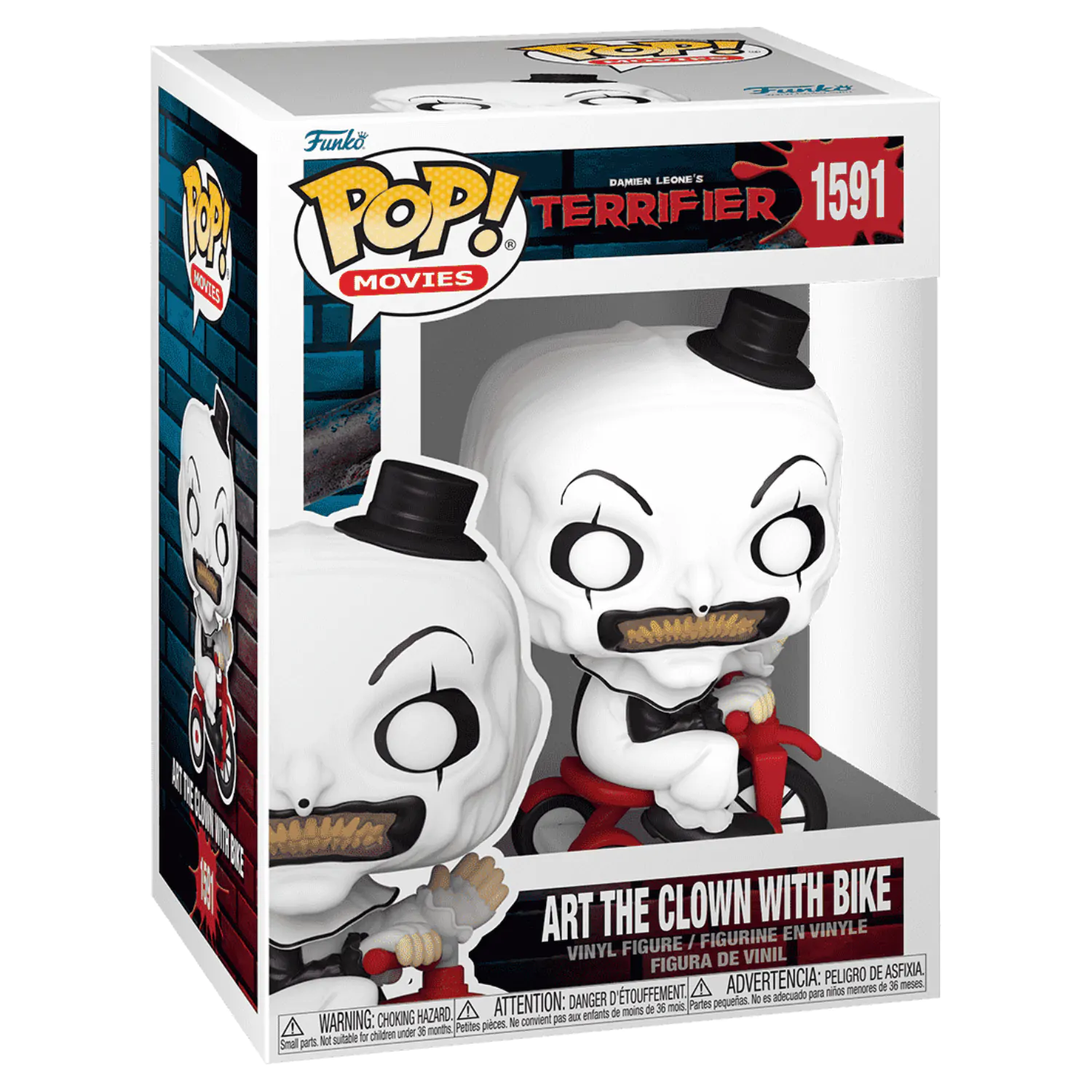 Funko POP Figur Terrifier Art the Clown with Bike Produktfoto