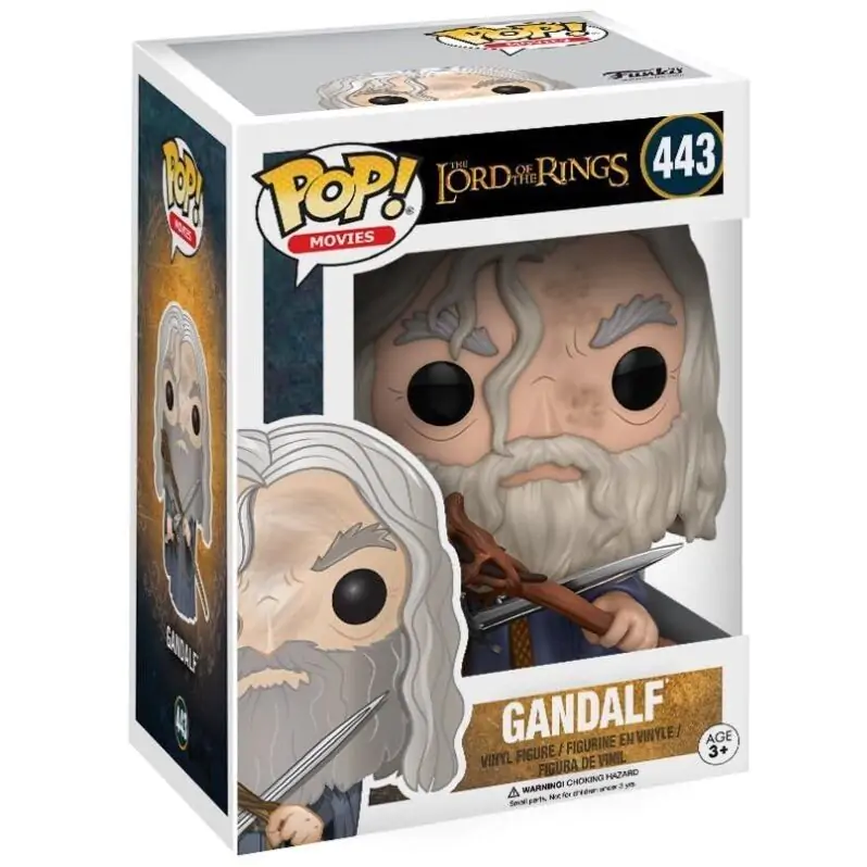 Herr der Ringe POP! Movies Vinyl Figur Gandalf 9 cm Produktfoto