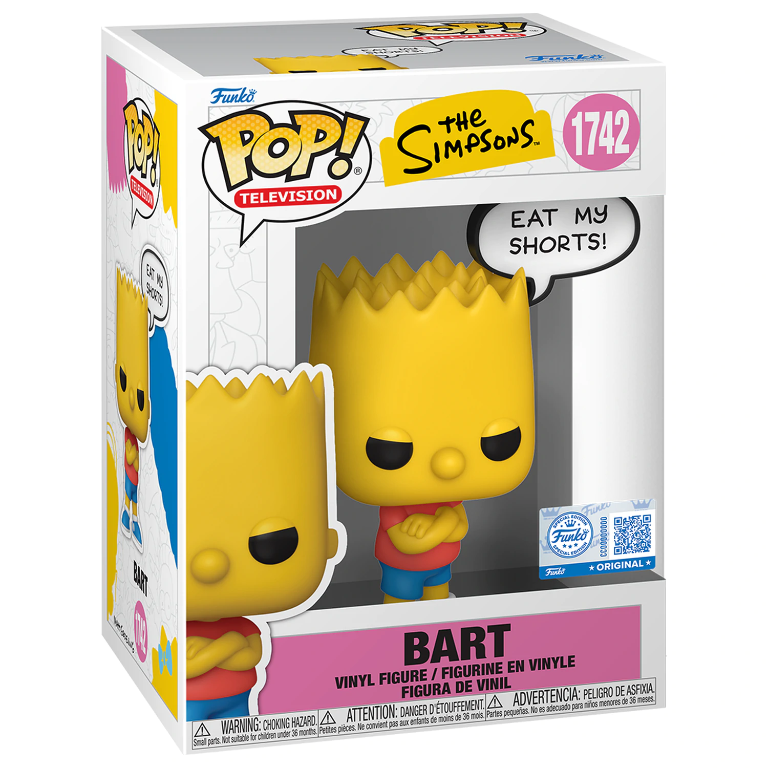 Funko POP Figur The Simpsons Bart Exclusive Produktfoto