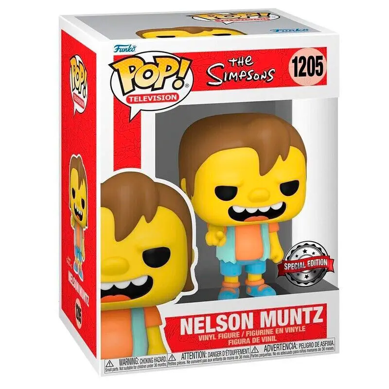 POP Figur The Simpsons Nelson Muntz Exclusive Produktfoto