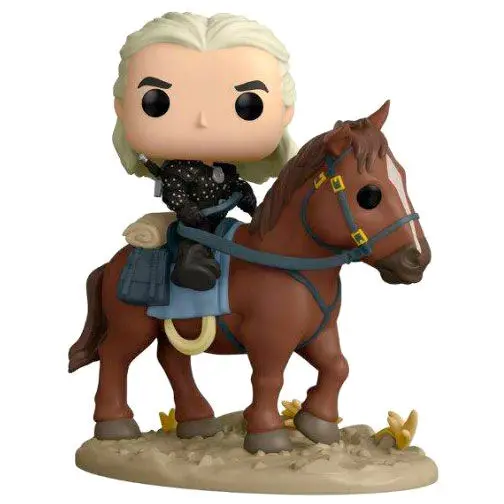 POP Figur The Witcher Geralt And Roach Exclusive Produktfoto