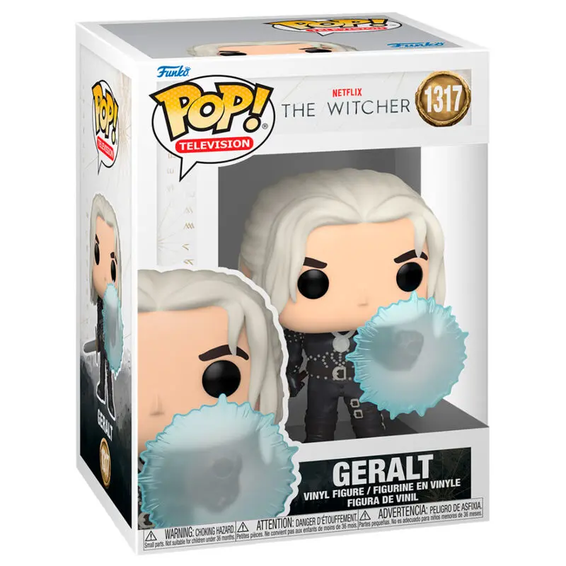 The Witcher POP! TV Vinyl Figur Geralt (Shield) 9 cm termékfotó