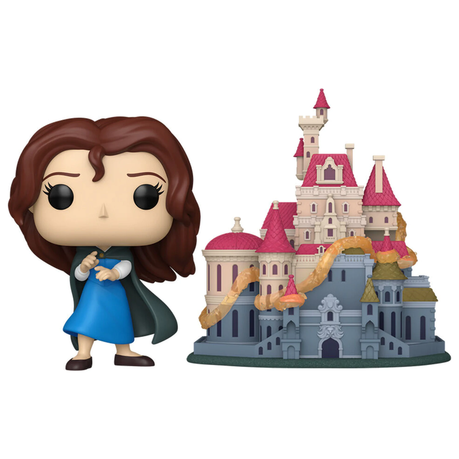 Funko POP Figur Town Disney Beauty And The Beast Towns Belle mit Castle Produktfoto