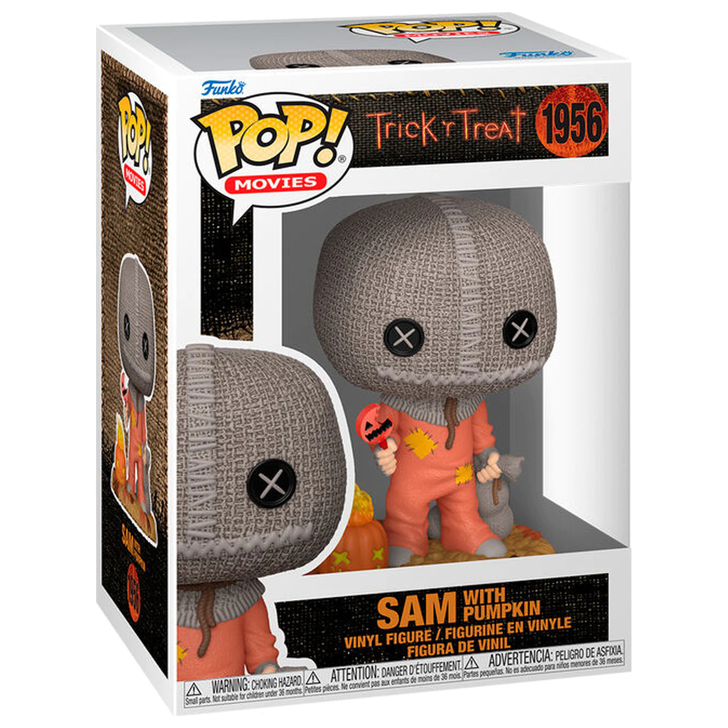 Funko POP Figur Trick'r Treat Sam mit Kürbis Produktfoto