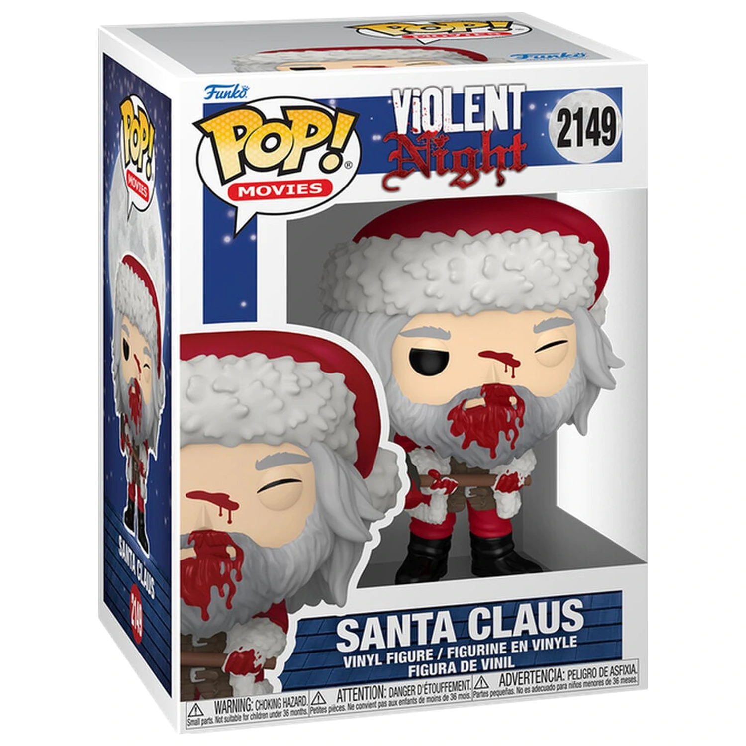 Funko POP Figur Violent Night Santa Claus mit Skullcrusher Produktfoto