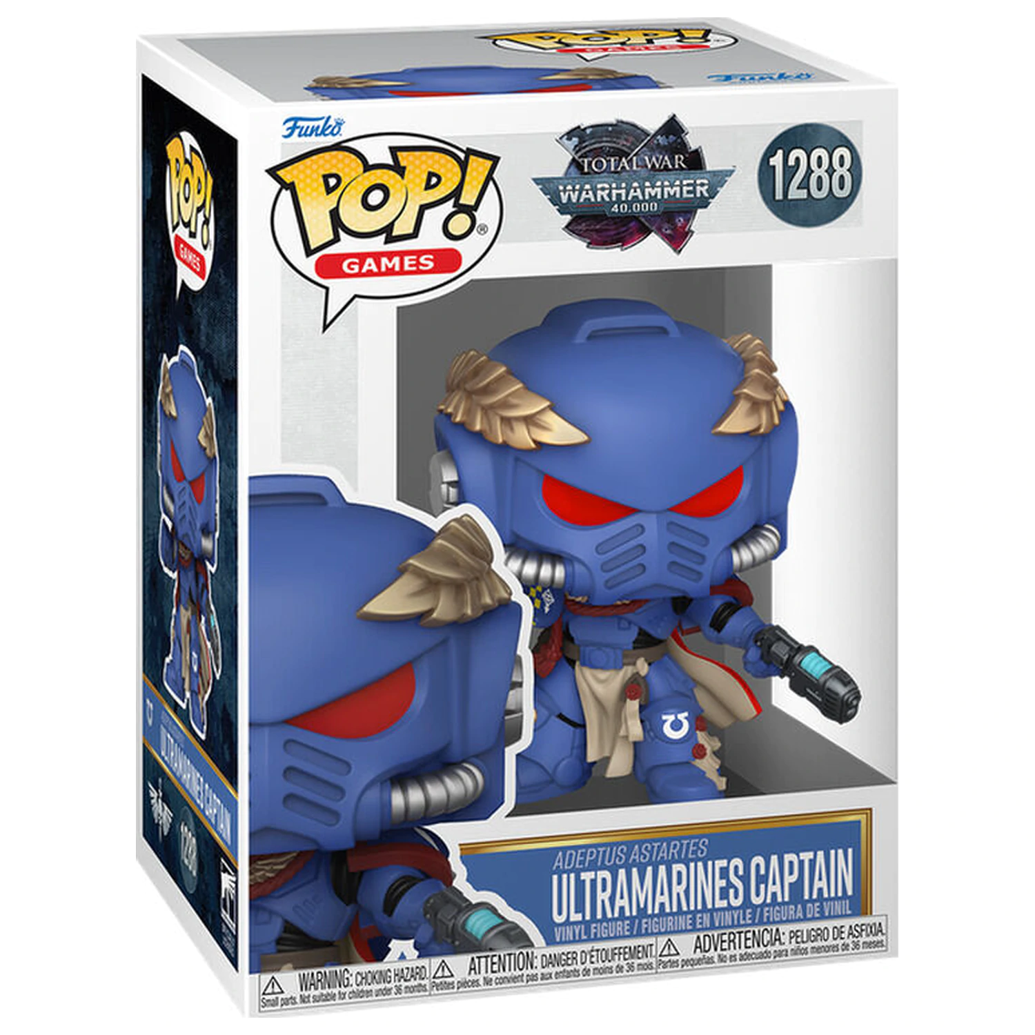 Funko POP Figur Warhammer Captain Justain Produktfoto