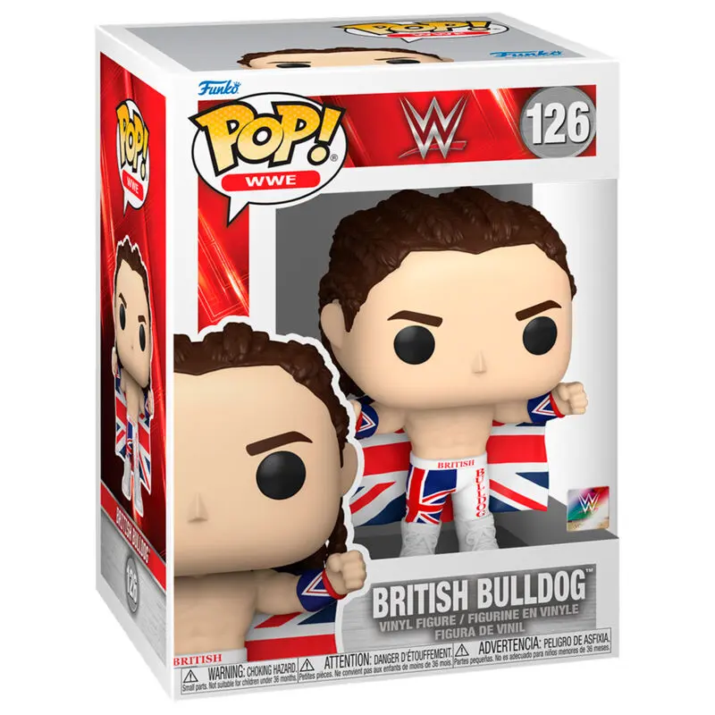 WWE POP! Vinyl Figur British Bulldog 9 cm termékfotó