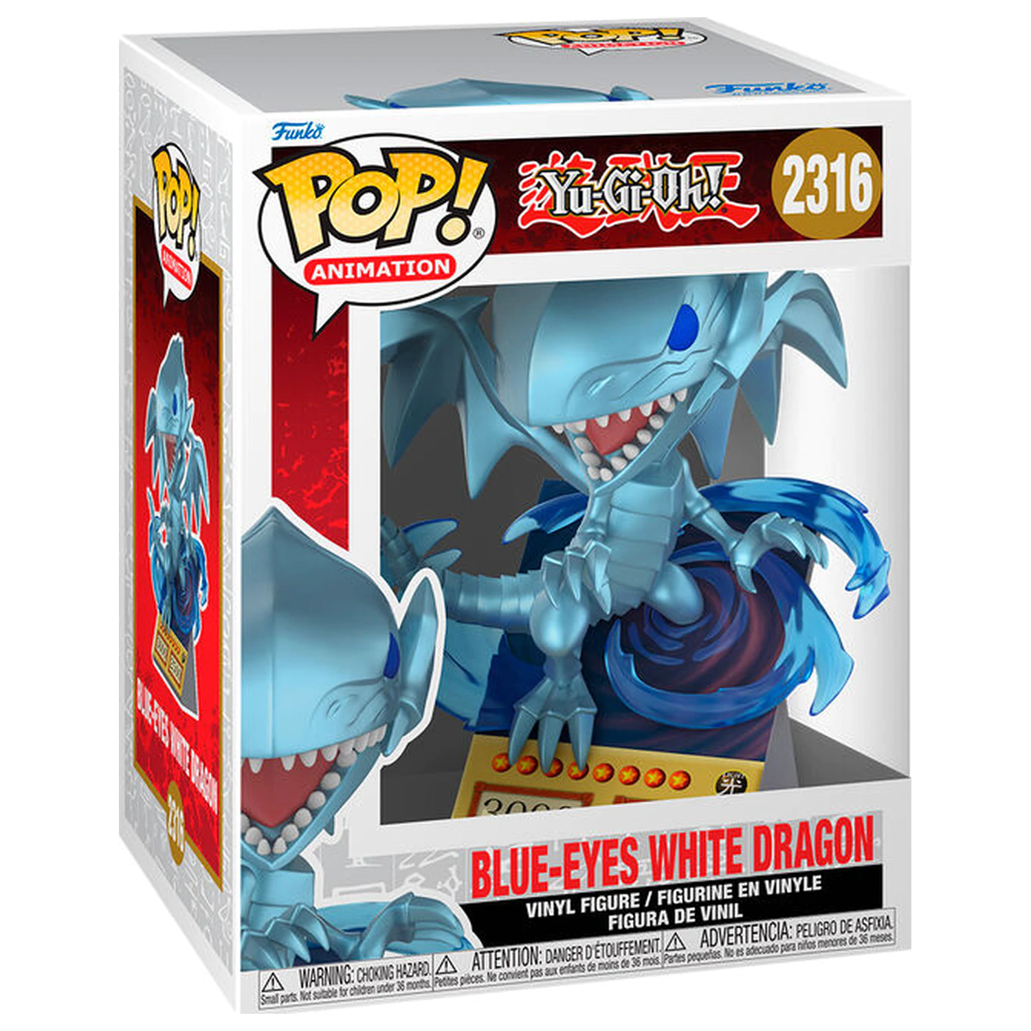 Funko POP Figur Premium Yu-Gi-Oh! Blue-Eyes White Dragon Produktfoto