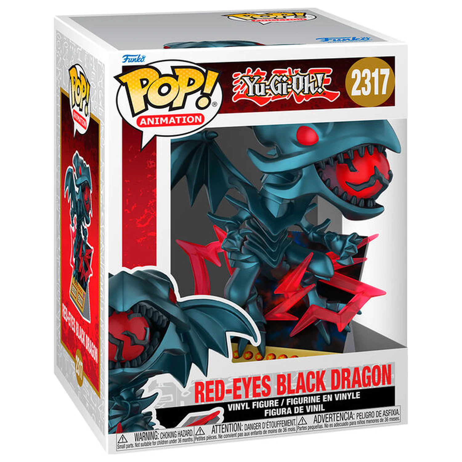 Funko POP Figur Premium Yu-Gi-Oh! Red-Eyes Black Dragon Produktfoto