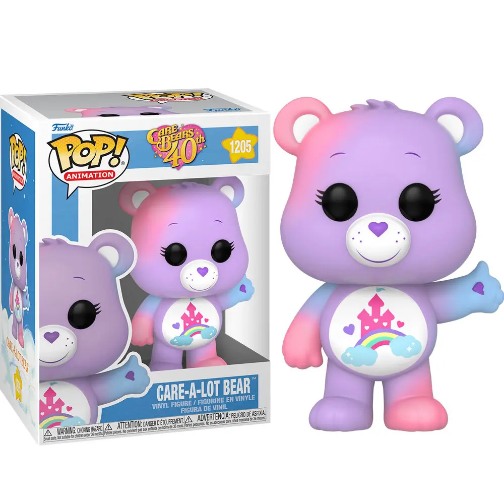POP Figur Care Bears 40th Anniversary Care a Lot Bear Produktfoto