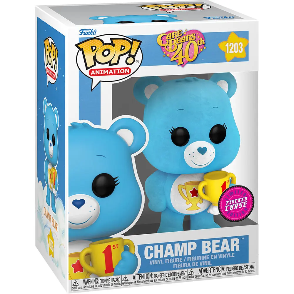 POP Figur Care Bears 40th Anniversary Champ Bear Chase termékfotó