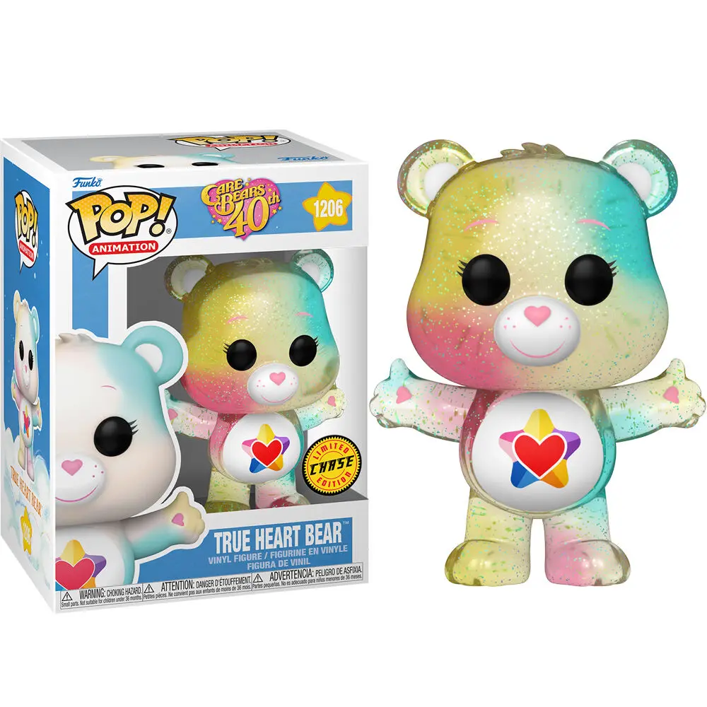 POP Figur Care Bears 40th Anniversary True Heart Bear Chase Produktfoto
