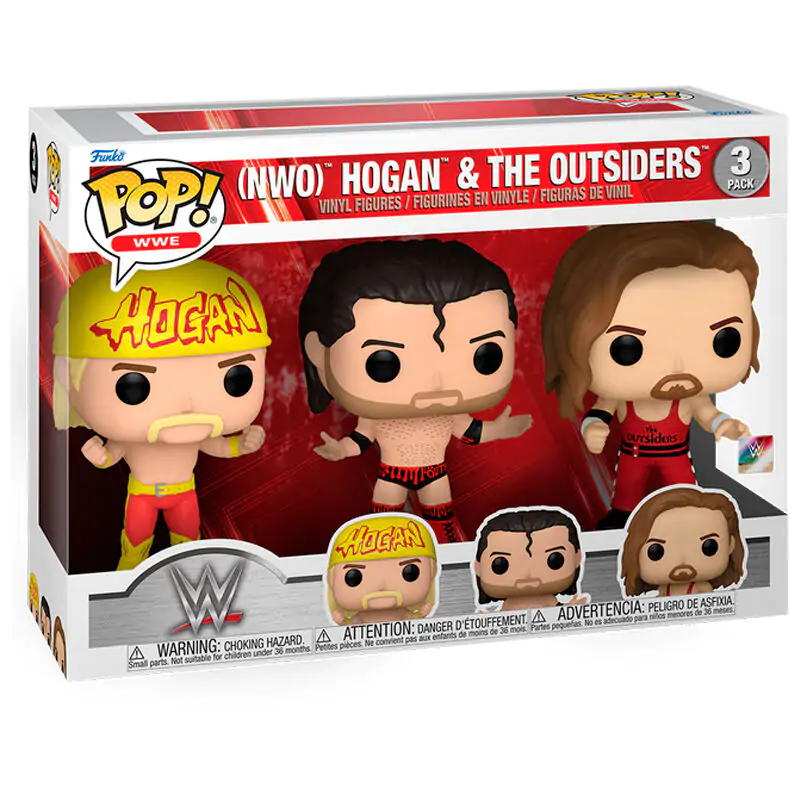 Funko POP 3-er Set Figuren Funko POP WWE Hogan & the Outsiders termékfotó
