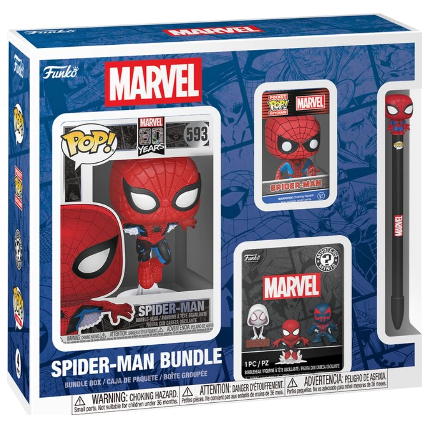 Funko POP Paket Bundle Marvel Spider-Man Produktfoto