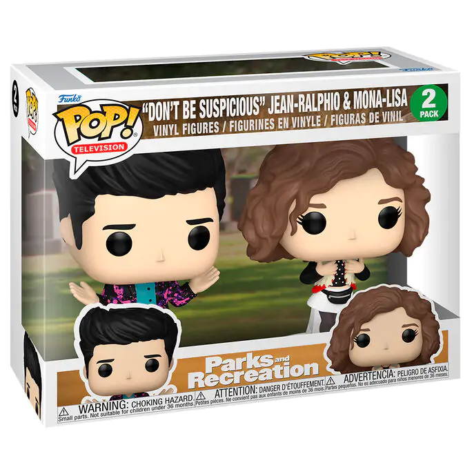 Funko POP Parks and Recreation Dont Be Suspicious Jean-Ralphio & Mona-Lisa 2-er Pack Figuren termékfotó