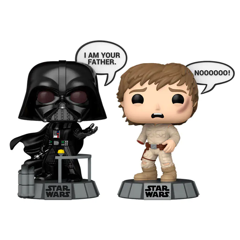 Funko POP Pack 2 Figuren Star Wars Darth Vader & Luke Skywalker Produktfoto