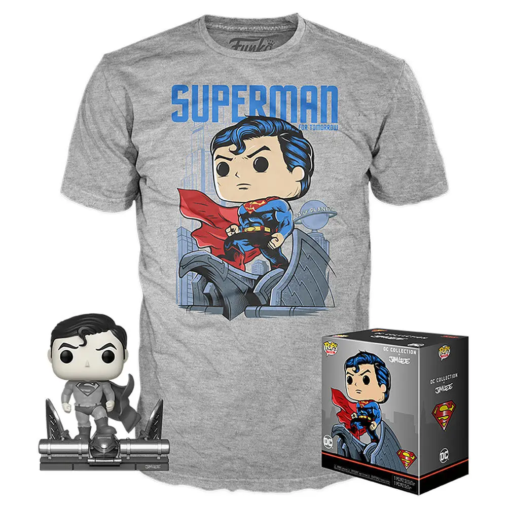 Funko POP & Tee DC Comics Jim Lee Superman Figur & T-Shirt Set termékfotó