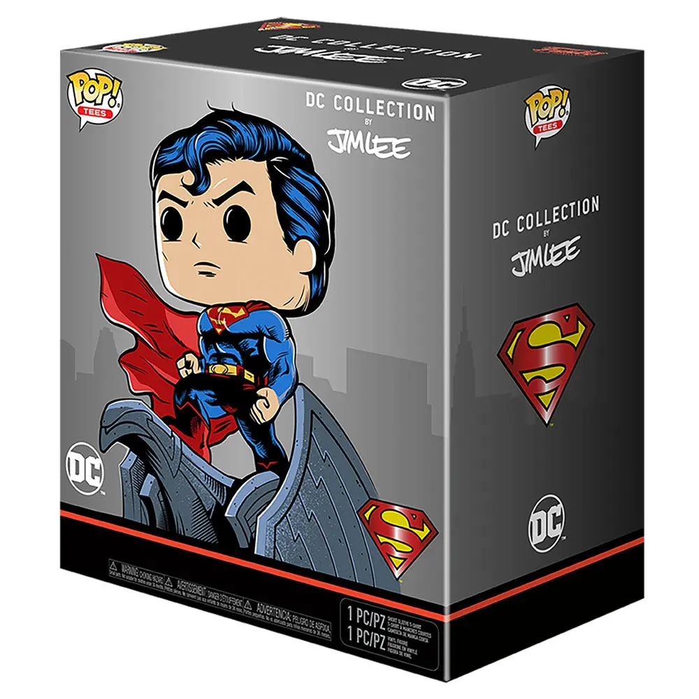 Funko POP & Tee DC Comics Jim Lee Superman Figur & T-Shirt Set termékfotó