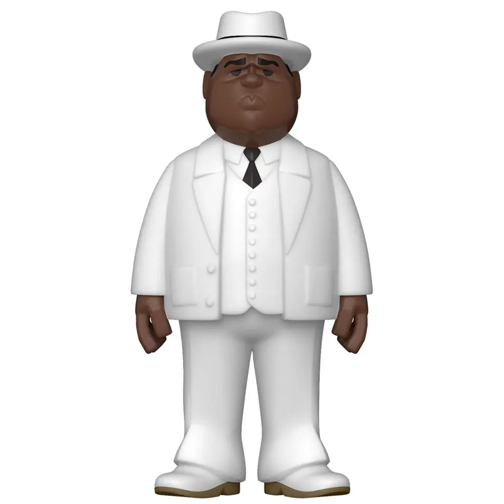 Notorious B.I.G. Vinyl Gold Figur Biggie Smalls White Suit 30 cm Produktfoto