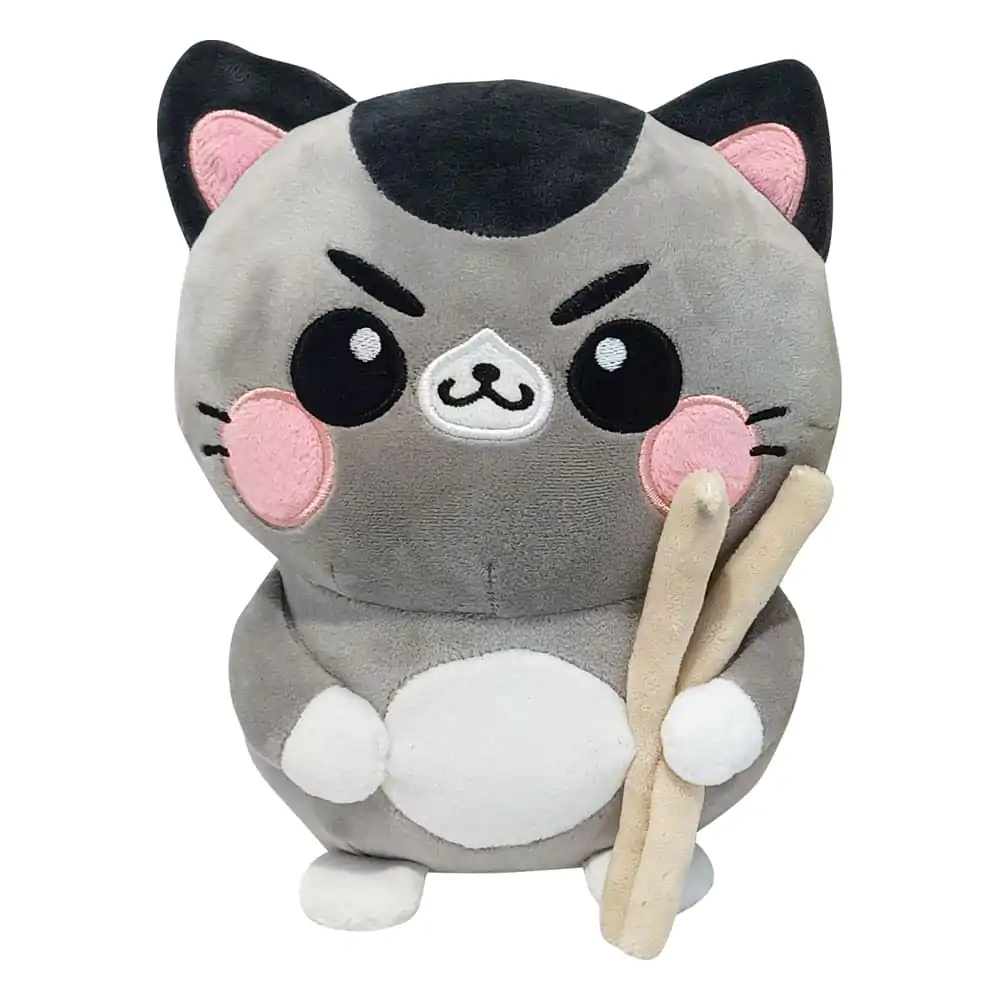 Funny Cat Plüsch Figur Katze mit Chopsticks 25 cm Produktfoto