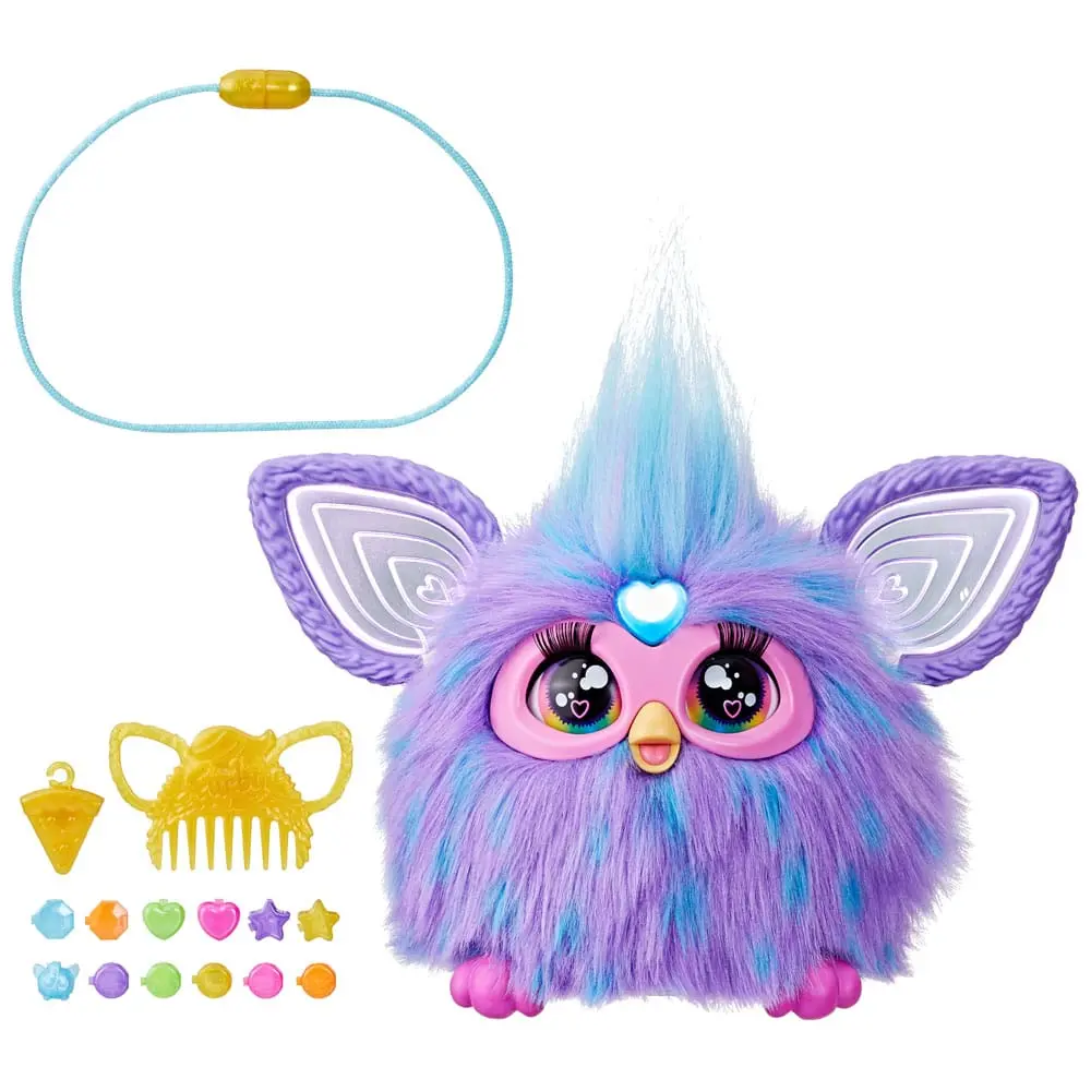 Furby Interaktives Plüsch-Spielzeug Lila *Deutsche Version* Produktfoto