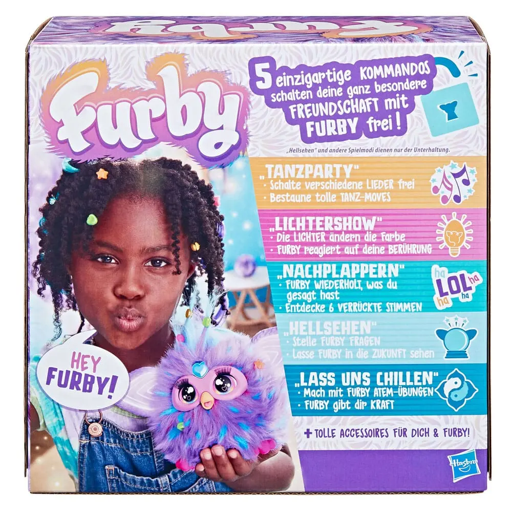 Furby Interaktives Plüsch-Spielzeug Lila *Deutsche Version* Produktfoto