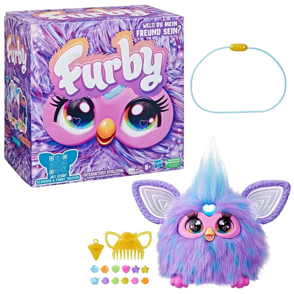 Furby Interaktives Plüsch-Spielzeug Lila *Deutsche Version* Produktfoto