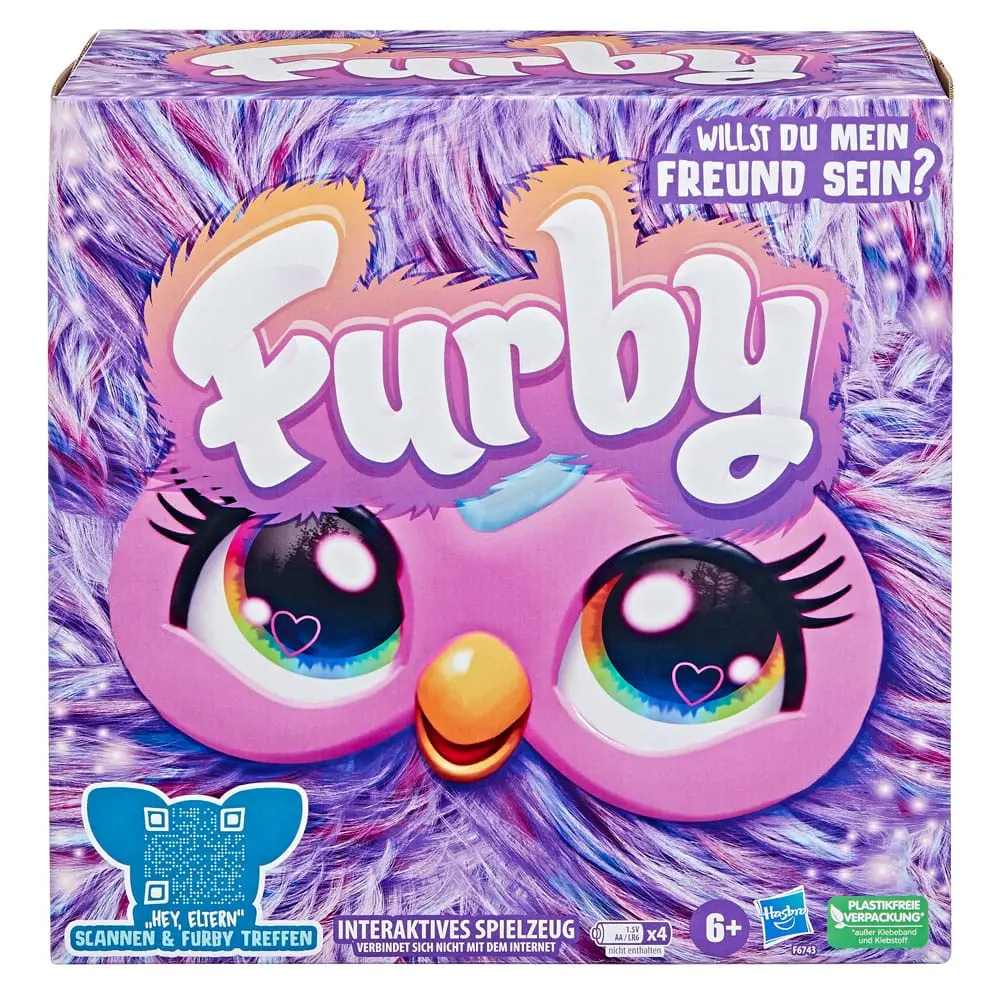 Furby Interaktives Plüsch-Spielzeug Lila *Deutsche Version* Produktfoto
