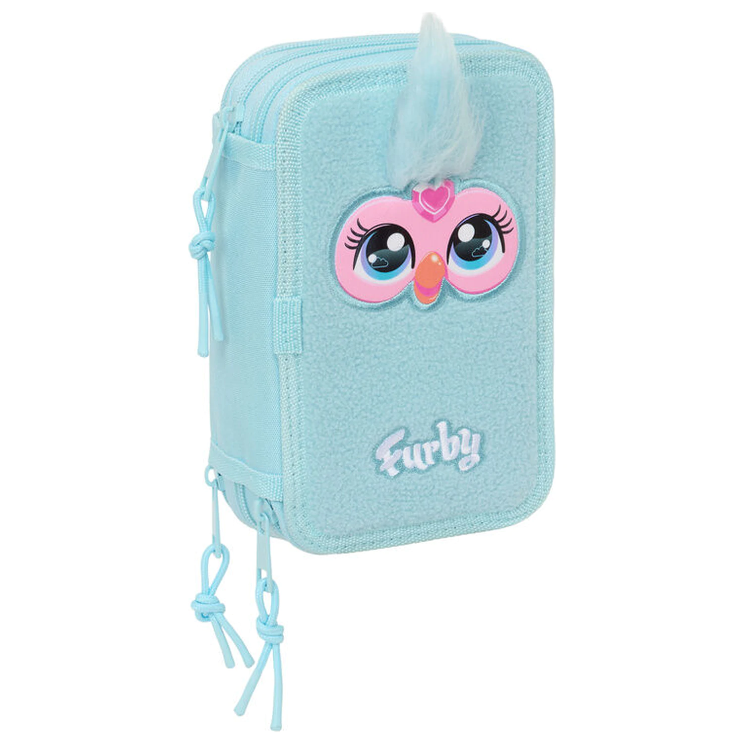 Furby dreifach Bleistift-Mäppchen 37 Stück Produktfoto