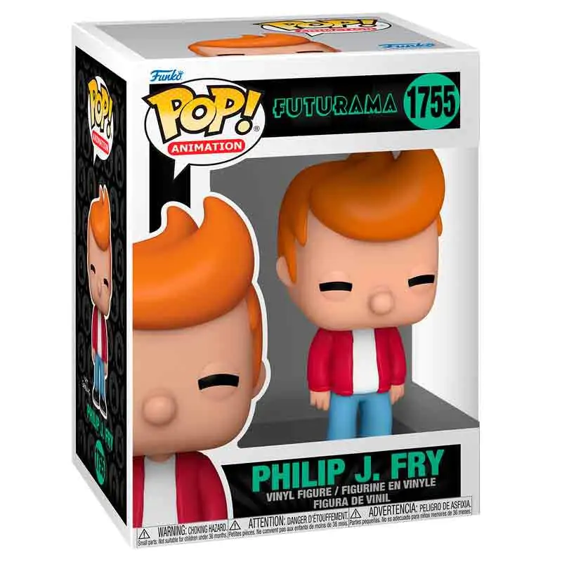 Futurama Pop! Animation Vinyl Figur Fry 9 cm Produktfoto