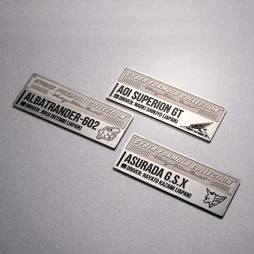 Future GPX Cyber Formula Fahrzeuge 3er-Pack Asurada G.S.X & Albatrander 602 & Aoi Superion GT Set Heritage Edition 7 cm Produktfoto
