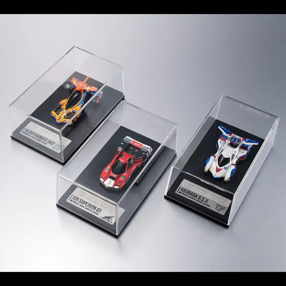 Future GPX Cyber Formula Fahrzeuge 3er-Pack Asurada G.S.X & Albatrander 602 & Aoi Superion GT Set Heritage Edition 7 cm Produktfoto