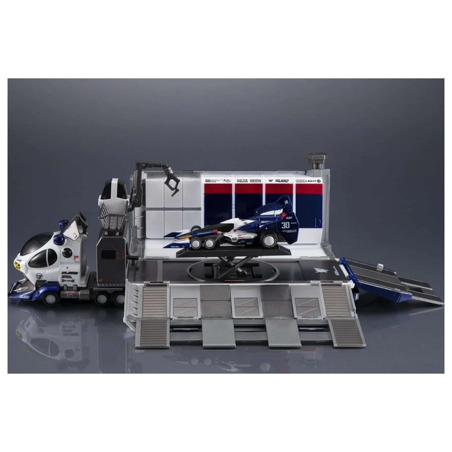 Future GPX Cyber Formula Collection Fahrzeuge 2er-Pack Sugolegerd 10V5000 & Super Asurada 01 Circuit Mode Heritage Edition DX 22 cm Produktfoto